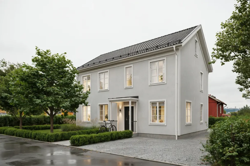 till ggsisolering av fasad och ytterv ggar i bred ng m larh jden