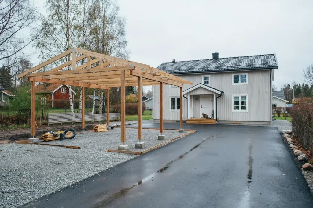 bygga carport till villa regler placering grund och smarta val som h ller ver tid