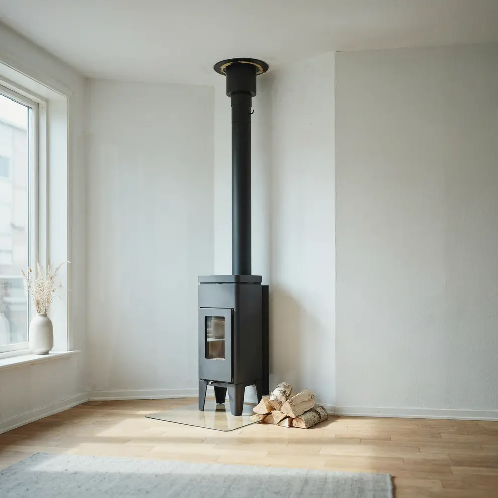 installera vedeldad spis kamin skorsten malarhojden stockholm
